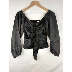 NWOT ASTR The Label Black Bodysuit size S